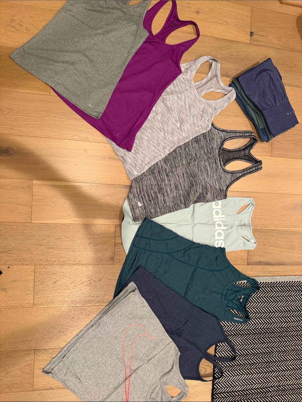 Assorted Women's Athletic Tank Tops - Mixed Colors